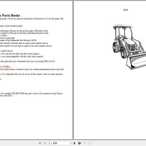 Kubota Tractor B26 Parts Manual 1