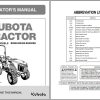 Kubota Tractor B2650 B3350 B3350SU Operators Manual 6C410 6311 8 1