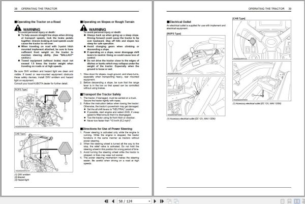 Kubota Tractor B3150 B3150SU Operators Manual 6C435 6311 1 2