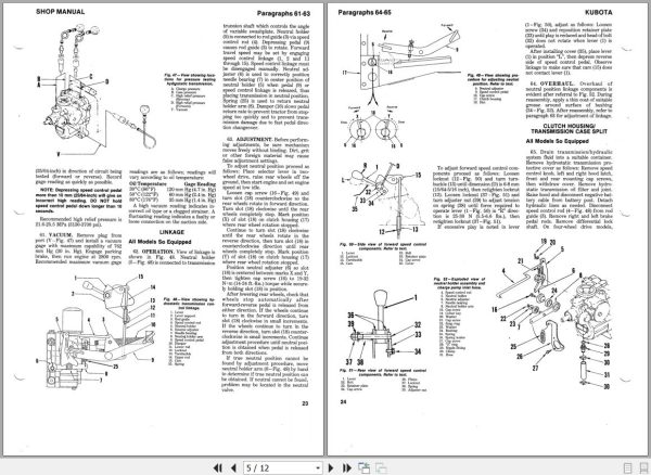 Kubota Tractor B5100 B7100 Service Manual 2