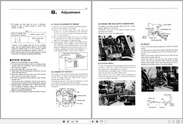 Kubota Tractor B6000 Operators Manual 66601 61214 2