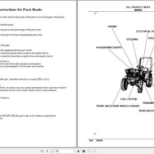 Kubota Tractor B6000 Parts Manual 1