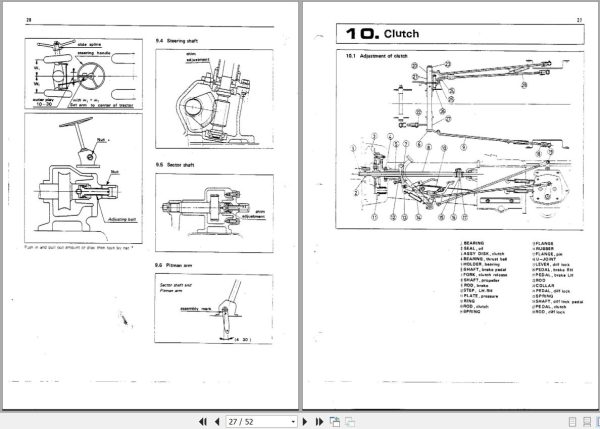 Kubota Tractor B6000 Service Manual 70000 70168 2