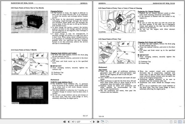 Kubota Tractor B6200HST B7200HST Workshop Manual 97897 10713 2