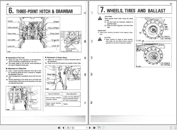 Kubota Tractor B8200 Operators Manual 2