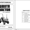 Kubota Tractor B9200 Operators Manual 66361 6291 2 1