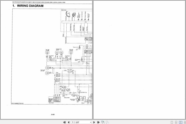 Kubota Tractor BX1870 2370 2670 Workshop Manual 9Y111 08550 3