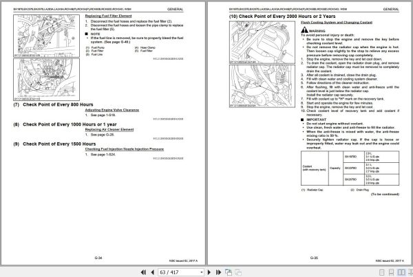 Kubota Tractor BX1870 to LA243A Workshop Manual 9Y111 08554 2