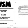 Kubota Tractor BX23 Workshop Manual 9Y011 13220 1
