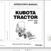 Kubota Tractor BX23S LA340 BT603 Operators Manual K2892 7121 2 1