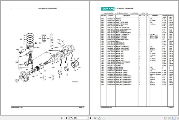 Kubota Tractor BX24D Parts Manual 2