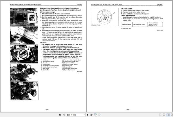 Kubota Tractor BX25 Workshop Manual 2