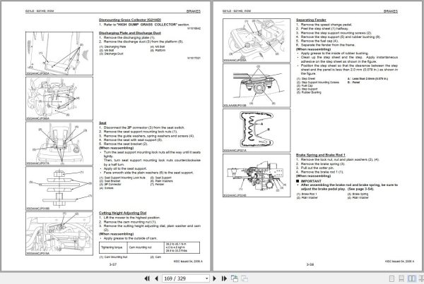 Kubota Tractor G21LD G21HD Workshop Manual 9Y011 15091 2