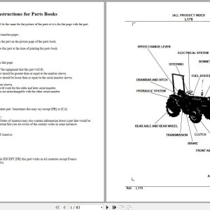Kubota Tractor L175 Parts Manual 1