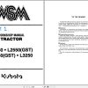 Kubota Tractor L2250 L2550GST L2850GST L3250 Workshop Manual 1