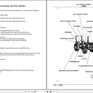 Kubota Tractor L2250F Parts Manual 1