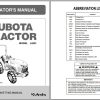 Kubota Tractor L2501 Operators Manual TC550 1971 1 1