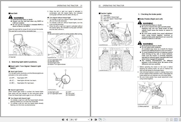 Kubota Tractor L2501 Operators Manual TC550 1971 1 2