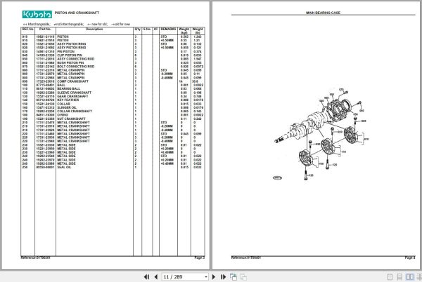 Kubota Tractor L2650DT GST Parts Manual 2