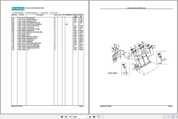 Kubota Tractor L2650F Parts Manual 2