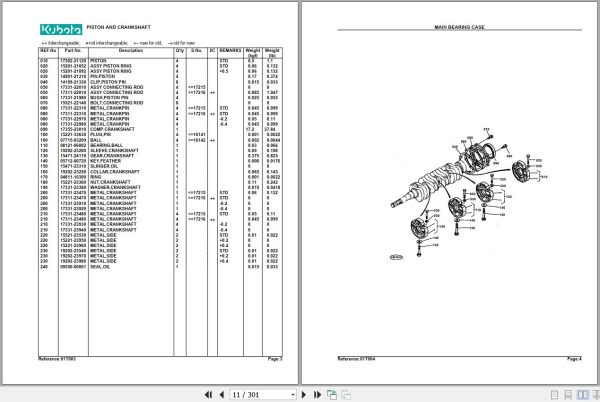 Kubota Tractor L2850F Parts Manual 2