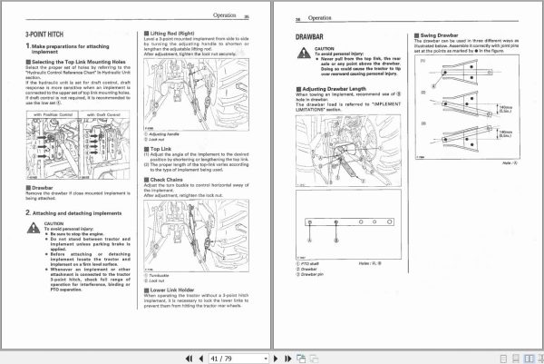 Kubota Tractor L2900 L3300 L3600 L4200 Operators Manual TA040 1971 1 2