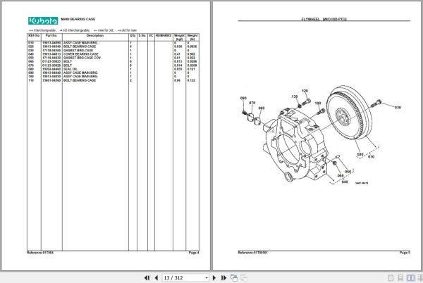Kubota Tractor L2900F Parts Manual 2
