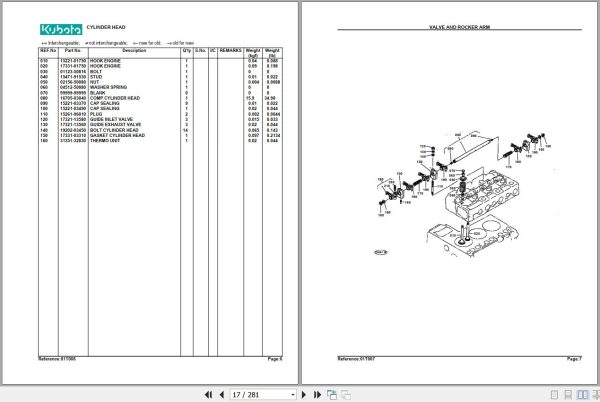 Kubota Tractor L2950F Parts Manual 2