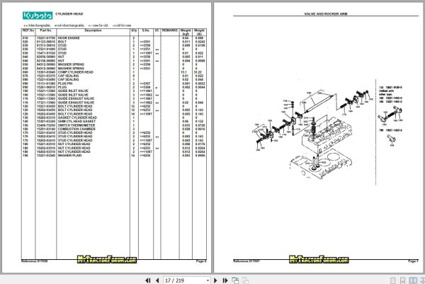 Kubota Tractor L295DT Parts Manual 2