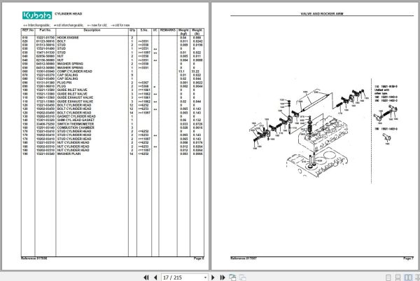 Kubota Tractor L295F Parts Manual 2