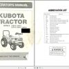 Kubota Tractor L3010 to L4610 Operators Manual TA140 1971 5 1