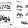 Kubota Tractor L305 L345 L355SS Operators Manual 35370 19716 1