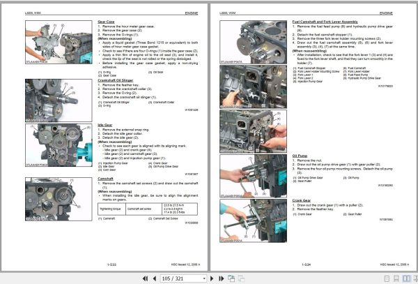Kubota Tractor L3200 Workshop Manual 9Y111 13601 2
