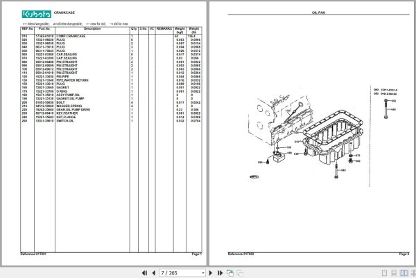 Kubota Tractor L3250DT Parts Manual 2
