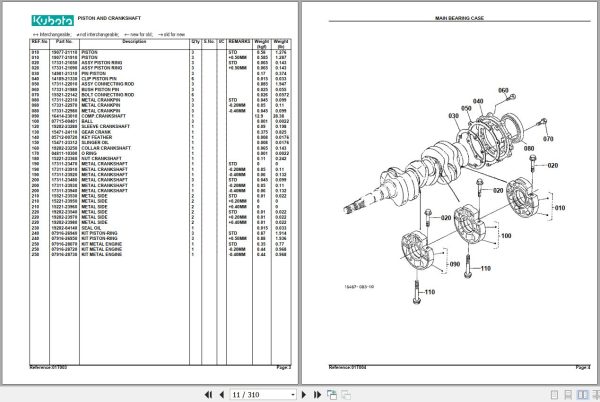 Kubota Tractor L3300F Parts Manual 2
