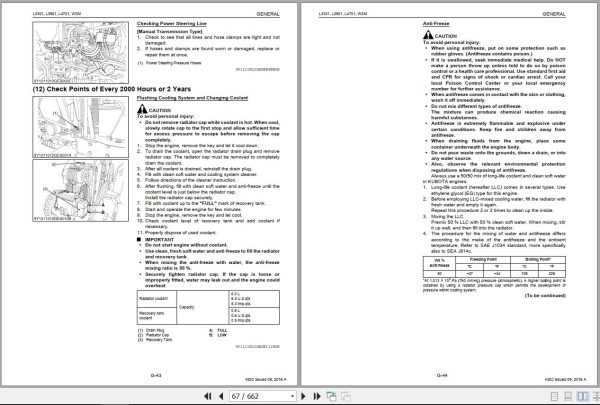 Kubota Tractor L3301 L3901 L4701 Workshop Manual 9Y111 10121 2