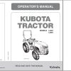 Kubota Tractor L3301 L3901 Operators Manual TC620 1973 8 1