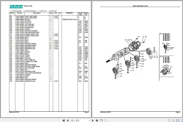 Kubota Tractor L345 Parts Manual 2