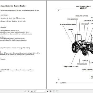 Kubota Tractor L3450DT Parts Manual 1