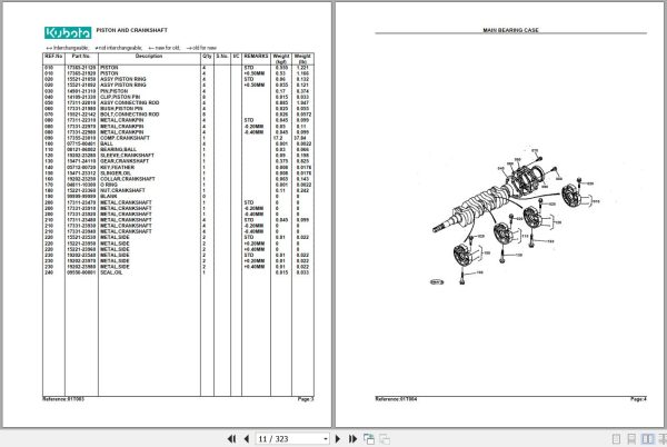 Kubota Tractor L3450DT Parts Manual 2