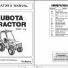 Kubota Tractor L35 Operators Manual 32751 19712 1
