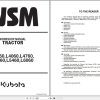Kubota Tractor L3560 to L6060 Workshop Manual 9Y111 08242 1