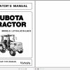 Kubota Tractor L3710 L4310 L4610 Operators Manual TA140 75896 1