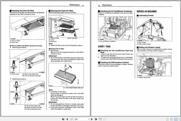 Kubota Tractor L3710 L4310 L4610 Operators Manual TA140 75896 2
