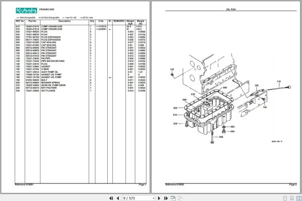 Kubota Tractor L3710DT GST HST Parts Manual 2