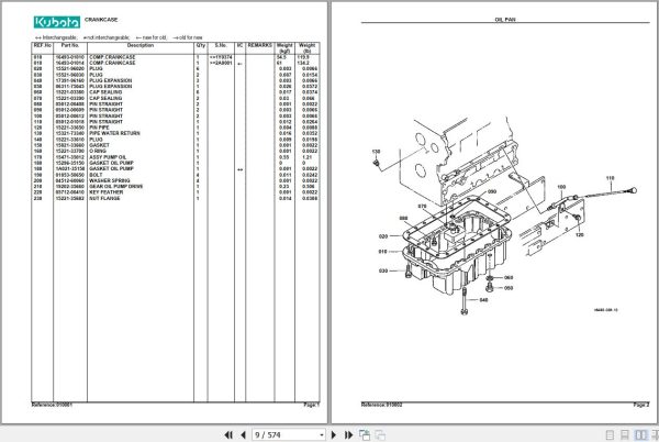 Kubota Tractor L3710DT GST HST Revised Parts Manual 2