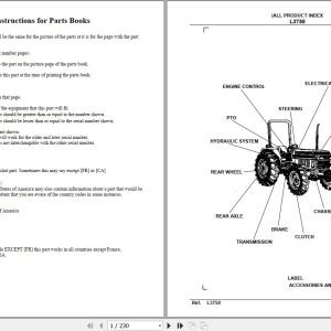 Kubota Tractor L3750 Parts Manual 1