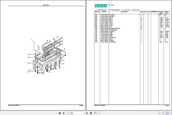 Kubota Tractor L4150 Parts Manual 2