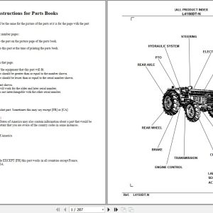 Kubota Tractor L4150DT N Parts Manual 1