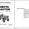 Kubota Tractor L4300 Operators Manual TC030 19711 1